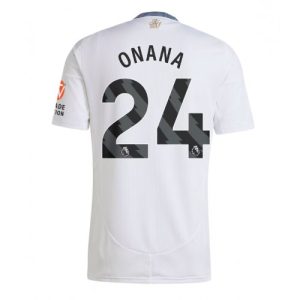 Aston Villa Amadou Onana #24 Cheap Men's Away Football Shirt 2024-25 Short Sleeve