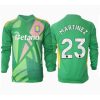 Aston Villa Emiliano Martinez #23 Goalkeeper Cheap Men's Home Football Shirt 2024-25 Long Sleeve