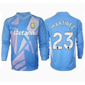 Aston Villa Emiliano Martinez #23 Goalkeeper Cheap Men's Third Football Shirt 2024-25 Long Sleeve