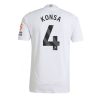 Aston Villa Ezri Konsa #4 Cheap Men's Away Football Shirt 2024-25 Short Sleeve