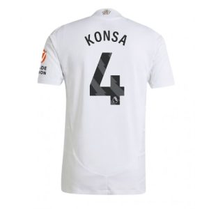 Aston Villa Ezri Konsa #4 Cheap Men's Away Football Shirt 2024-25 Short Sleeve