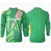 Aston Villa Goalkeeper Cheap Men's Home Football Shirt 2024-25 Long Sleeve