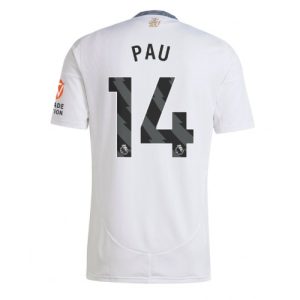 Aston Villa Pau Torres #14 Cheap Men's Away Football Shirt 2024-25 Short Sleeve