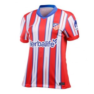 Atletico Madrid Best Home Soccer Jersey Women 2024-25 Short Sleeve