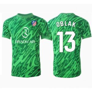 Atletico Madrid Jan Oblak #13 Goalkeeper Cheap Away Jersey 2024-25 Short Sleeve