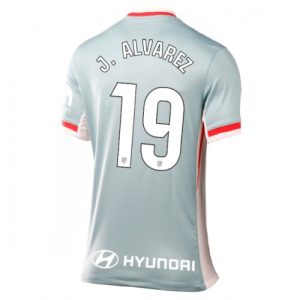 Atletico Madrid Julian Alvarez #19 Best Away Soccer Jersey Women 2024-25 Short Sleeve