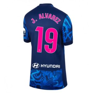 Atletico Madrid Julian Alvarez #19 Best Third Soccer Jersey Women 2024-25 Short Sleeve