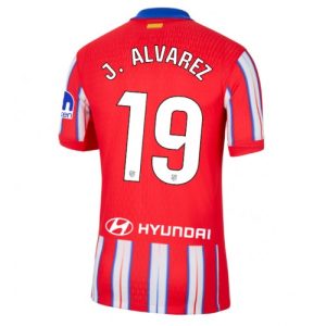 Atletico Madrid Julian Alvarez #19 Cheap Home Jersey 2024-25 Short Sleeve