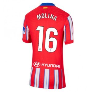 Atletico Madrid Nahuel Molina #16 Best Home Soccer Jersey Women 2024-25 Short Sleeve