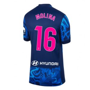 Atletico Madrid Nahuel Molina #16 Best Third Soccer Jersey Women 2024-25 Short Sleeve
