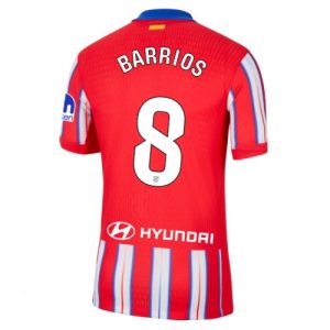 Atletico Madrid Pablo Barrios #8 Cheap Home Jersey 2024-25 Short Sleeve