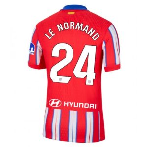 Atletico Madrid Robin Le Normand #24 Cheap Home Jersey 2024-25 Short Sleeve