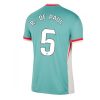 Atletico Madrid Rodrigo De Paul #5 Cheap Away Jersey 2024-25 Short Sleeve
