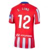 Atletico Madrid Samuel Lino #12 Cheap Home Jersey 2024-25 Short Sleeve