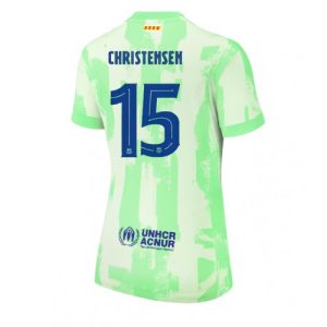 Barcelona Andreas Christensen #15 New Third Soccer Shirt for Women 2024-25 Short Sleeve