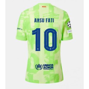 Barcelona Ansu Fati #10 Cheap Third Stadium Soccer Jerseys 2024-25 Short Sleeve
