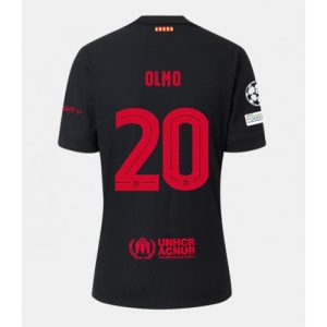 Barcelona Dani Olmo #20 Cheap Away Stadium Soccer Jerseys 2024-25 Short Sleeve
