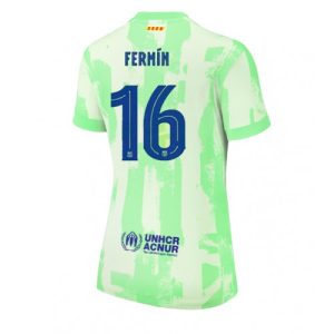 Barcelona Fermin Lopez #16 New Third Soccer Shirt for Women 2024-25 Short Sleeve