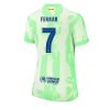 Barcelona Ferran Torres #7 New Third Soccer Shirt for Women 2024-25 Short Sleeve