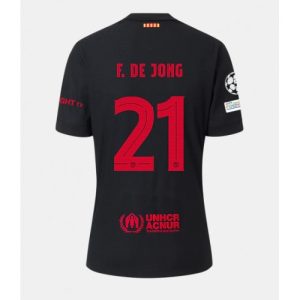 Barcelona Frenkie de Jong #21 Cheap Away Stadium Soccer Jerseys 2024-25