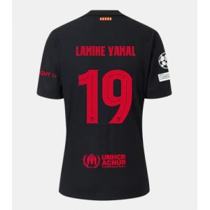 Barcelona Lamine Yamal #19 Cheap Away Stadium Soccer Jerseys 2024-25