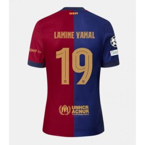 Barcelona Lamine Yamal #19 Cheap Home Stadium Soccer Jerseys 2024-25 Short Sleeve