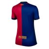 Barcelona New Home Soccer Shirt for Women 2024-25 Short Sleeve