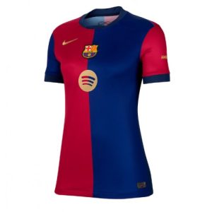 Barcelona New Home Soccer Shirt for Women 2024-25 Short Sleeve