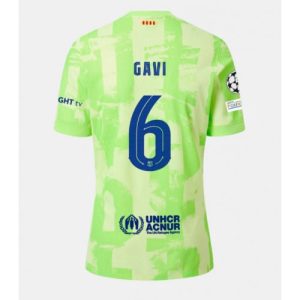 Barcelona Paez Gavi #6 Cheap Third Stadium Soccer Jerseys 2024-25 Short Sleeve