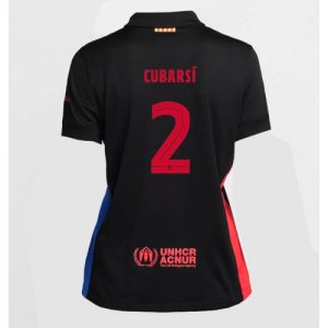 Barcelona Pau Cubarsi #2 New Away Soccer Shirt for Women 2024-25 Short Sleeve