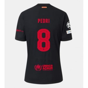Barcelona Pedri Gonzalez #8 Cheap Away Stadium Soccer Jerseys 2024-25 Short Sleeve
