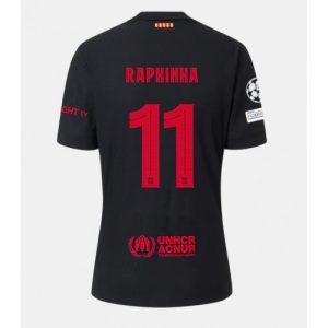 Barcelona Raphinha Belloli #11 Cheap Away Stadium Soccer Jerseys 2024-25