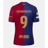 Barcelona Robert Lewandowski #9 Cheap Home Stadium Soccer Jerseys 2024-25 Short Sleeve