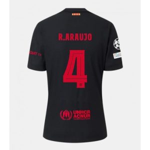 Barcelona Ronald Araujo #4 Cheap Away Stadium Soccer Jerseys 2024-25 Short Sleeve