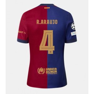 Barcelona Ronald Araujo #4 Cheap Home Stadium Soccer Jerseys 2024-25 Short Sleeve