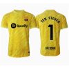 Barcelona Ter Stegen #1 Goalkeeper Cheap Home Stadium Soccer Jerseys 2024-25 Short Sleeve