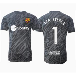 Barcelona Ter Stegen #1 Goalkeeper Cheap Third Stadium Soccer Jerseys 2024-25 Short Sleeve