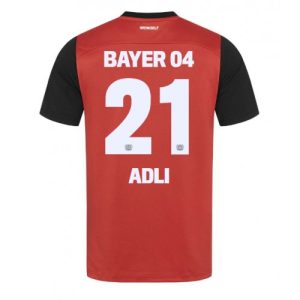 Bayer Leverkusen Amine Adli #21 Cheap Men's Home Football Shirt 2024-25 Short Sleeve