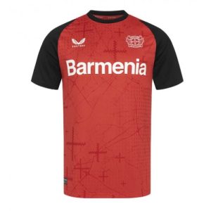 Bayer Leverkusen Cheap Men's Home Football Shirt 2024-25 Short Sleeve