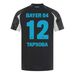 Bayer Leverkusen Edmond Tapsoba #12 Cheap Men's Third Football Shirt 2024-25 Short Sleeve