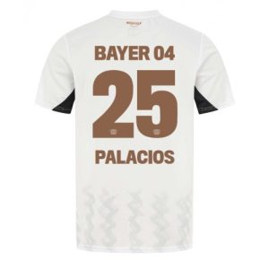 Bayer Leverkusen Exequiel Palacios #25 Cheap Men's Away Football Shirt 2024-25 Short Sleeve