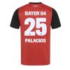 Bayer Leverkusen Exequiel Palacios #25 Cheap Men's Home Football Shirt 2024-25 Short Sleeve