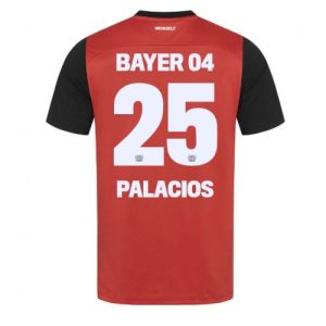 Bayer Leverkusen Exequiel Palacios #25 Cheap Men's Home Football Shirt 2024-25 Short Sleeve