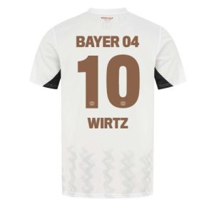 Bayer Leverkusen Florian Wirtz #10 Cheap Men's Away Football Shirt 2024-25 Short Sleeve