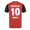 Bayer Leverkusen Florian Wirtz #10 Cheap Men's Home Football Shirt 2024-25 Short Sleeve