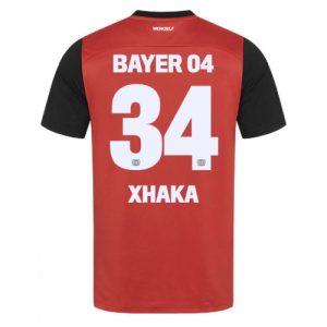 Bayer Leverkusen Granit Xhaka #34 Cheap Men's Home Football Shirt 2024-25 Short Sleeve