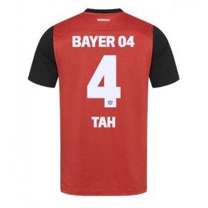 Bayer Leverkusen Jonathan Tah #4 Cheap Men's Home Football Shirt 2024-25 Short Sleeve