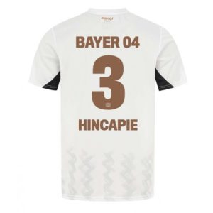Bayer Leverkusen Piero Hincapie #3 Cheap Men's Away Football Shirt 2024-25 Short Sleeve