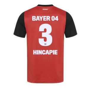 Bayer Leverkusen Piero Hincapie #3 Cheap Men's Home Football Shirt 2024-25 Short Sleeve