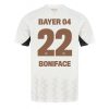 Bayer Leverkusen Victor Boniface #22 Cheap Men's Away Football Shirt 2024-25 Short Sleeve
